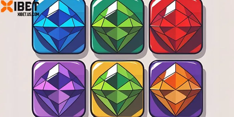 Các điểm nổi bật trong trò chơi xếp kim cương XIBET