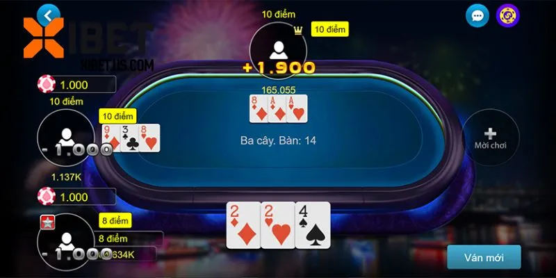 Cách chơi ba cây XIBET