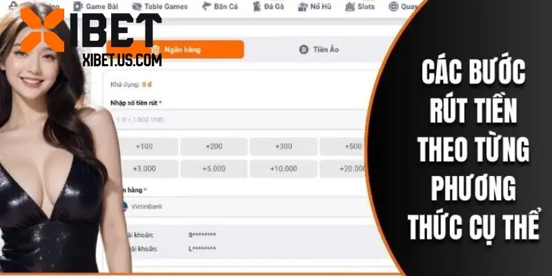 Hướng dẫn các bước rút tiền tại nhà cái